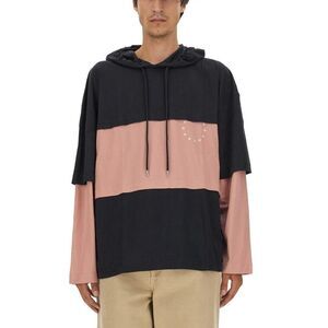 ETUDES STUDIO Colorblock Layered Hoodie Men MULTICOLOUR Sweaters & Cardigans